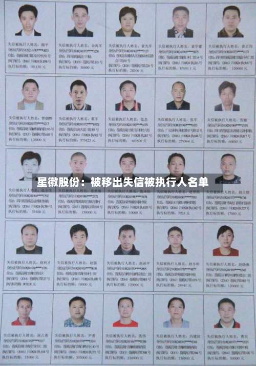 星徽股份:被移出失信被执行人名单-第2张图片