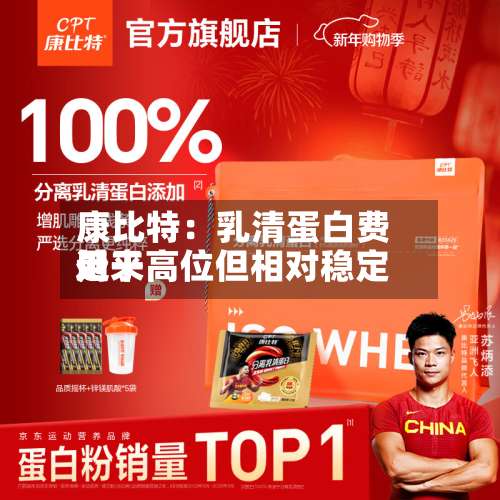 康比特：乳清蛋白费用近来处于高位但相对稳定