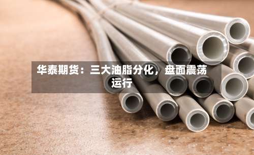 华泰期货：三大油脂分化，盘面震荡运行-第1张图片