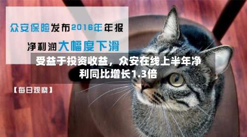 受益于投资收益，众安在线上半年净利同比增长1.3倍-第3张图片