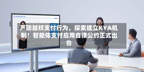 严防越权支付行为，探索建立KYA机制！智能体支付应用自律公约正式出台-第2张图片