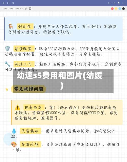 幼速s5费用和图片(幼缓)