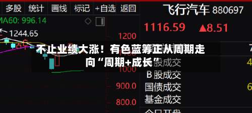 不止业绩大涨！有色蓝筹正从周期走向“周期+成长”