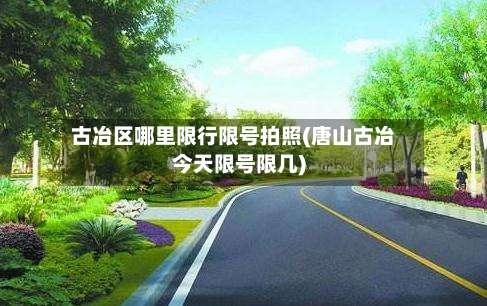 古冶区哪里限行限号拍照(唐山古冶今天限号限几)-第3张图片