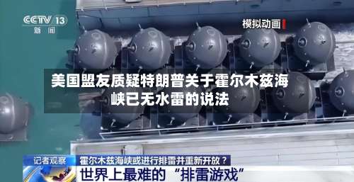 美国盟友质疑特朗普关于霍尔木兹海峡已无水雷的说法