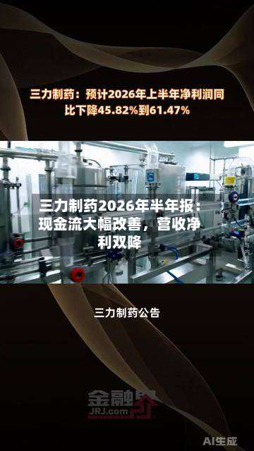 三力制药2026年半年报：现金流大幅改善	，营收净利双降-第2张图片