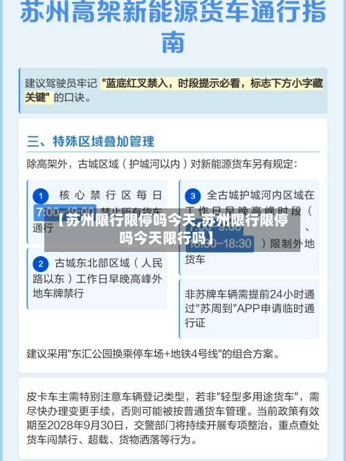 【苏州限行限停吗今天,苏州限行限停吗今天限行吗】-第3张图片