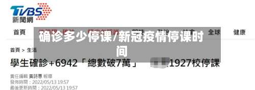 确诊多少停课/新冠疫情停课时间-第2张图片