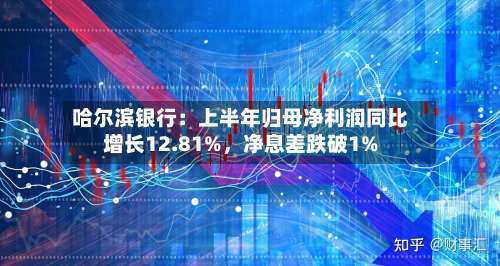 哈尔滨银行：上半年归母净利润同比增长12.81%，净息差跌破1%-第1张图片