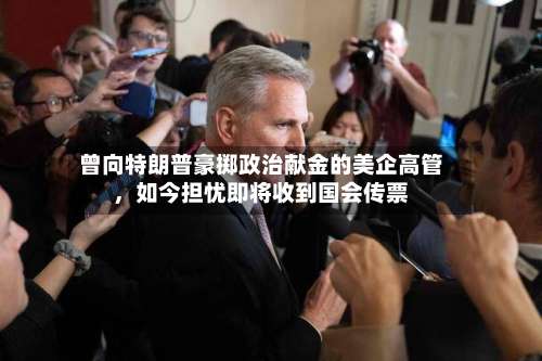 曾向特朗普豪掷政治献金的美企高管，如今担忧即将收到国会传票-第2张图片