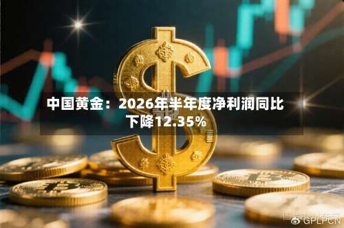 中国黄金:2026年半年度净利润同比下降12.35%