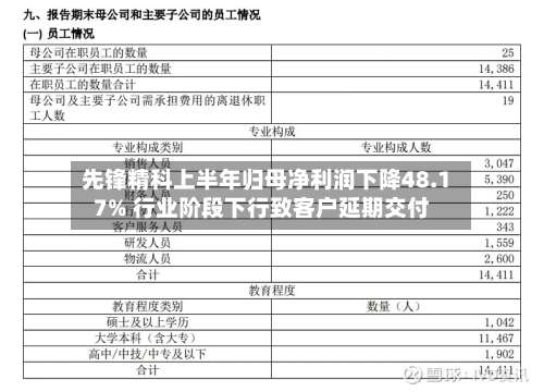 先锋精科上半年归母净利润下降48.17% 行业阶段下行致客户延期交付-第3张图片
