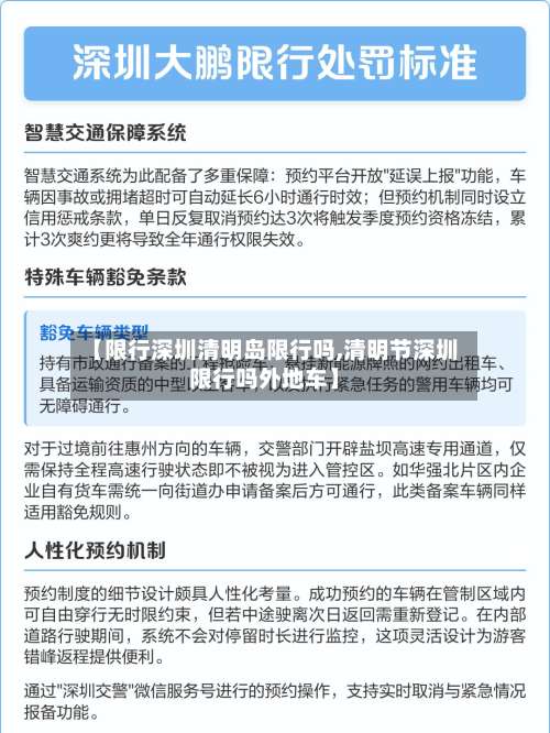 【限行深圳清明岛限行吗,清明节深圳限行吗外地车】