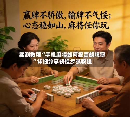 实测教程“手机麻将如何提高胡牌率”详细分享装挂步骤教程-第2张图片
