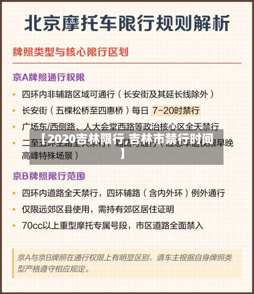 【2020吉林限行,吉林市禁行时间】