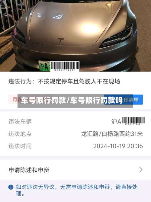 车号限行罚款/车号限行罚款吗