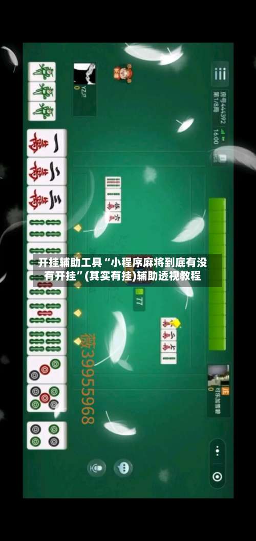 开挂辅助工具“小程序麻将到底有没有开挂”(其实有挂)辅助透视教程